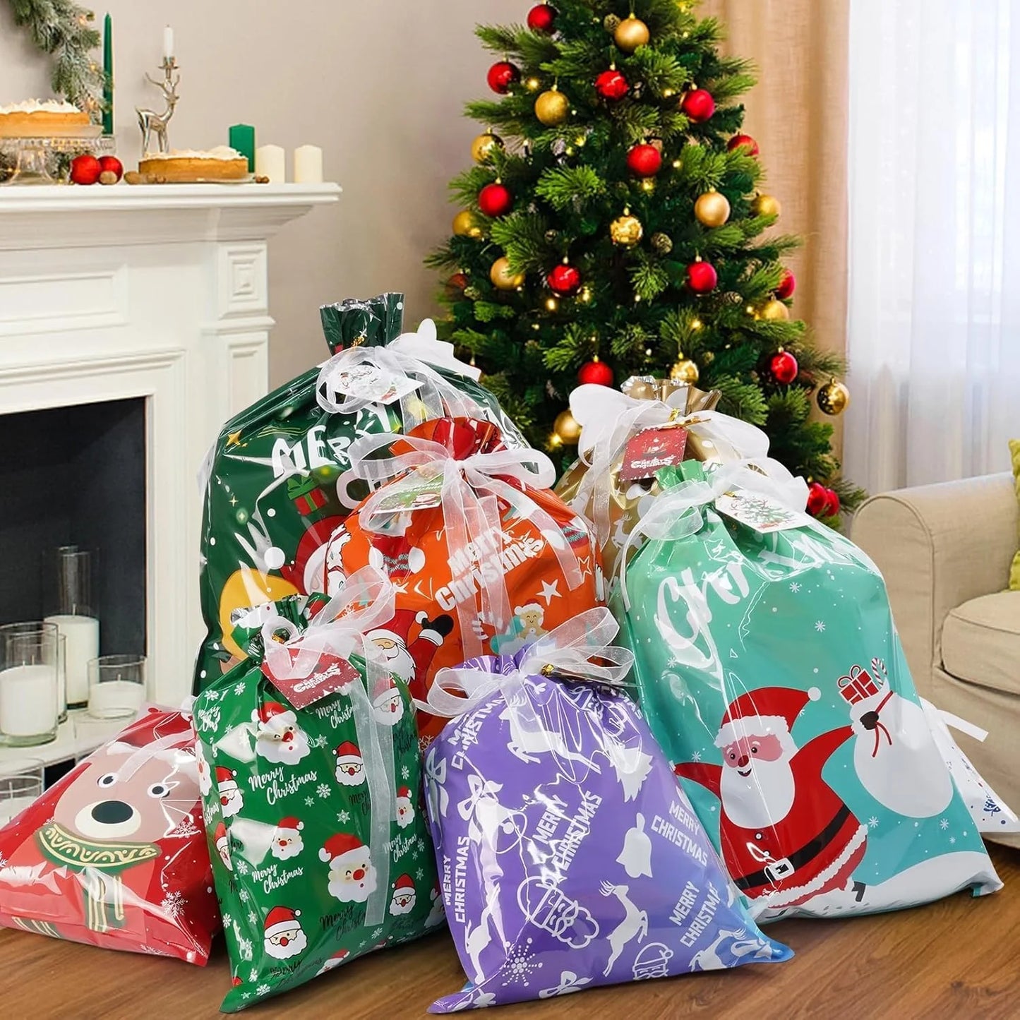 Christmas Gift Bags & Tags Set