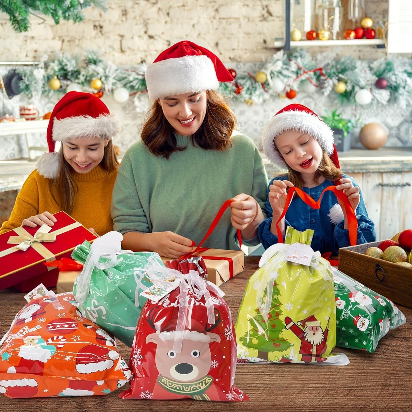 Christmas Gift Bags & Tags Set